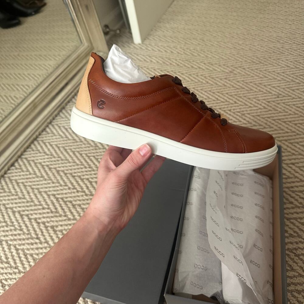 ECCO Men's Soft Classic Sneakers EU 43 US 9-9.5 - Picture 5 of 10